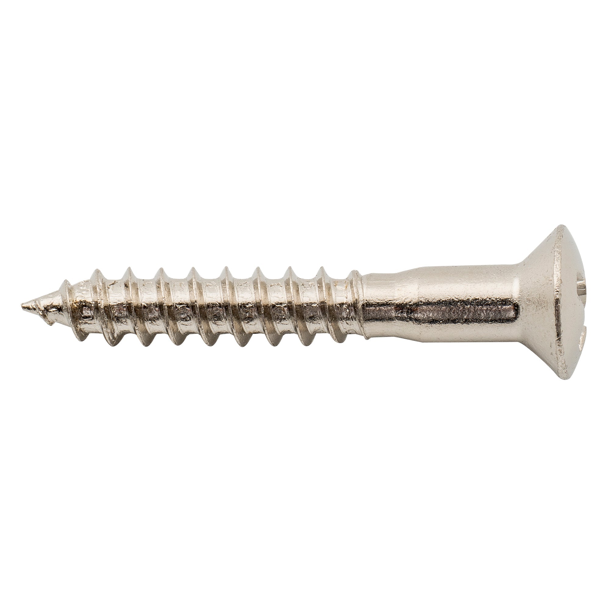 Tornillos de montaje avellanados Musiclily Ultra de acero inoxidable de 3,5 x 25 mm para puente de guitarra eléctrica o bajo, o para botón de correa.
