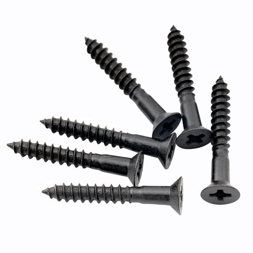 musiclily ultra 3 5 25mm stainless steel flat head countersunk mounting screws for electric guitar or bass bridge mx3037 6p