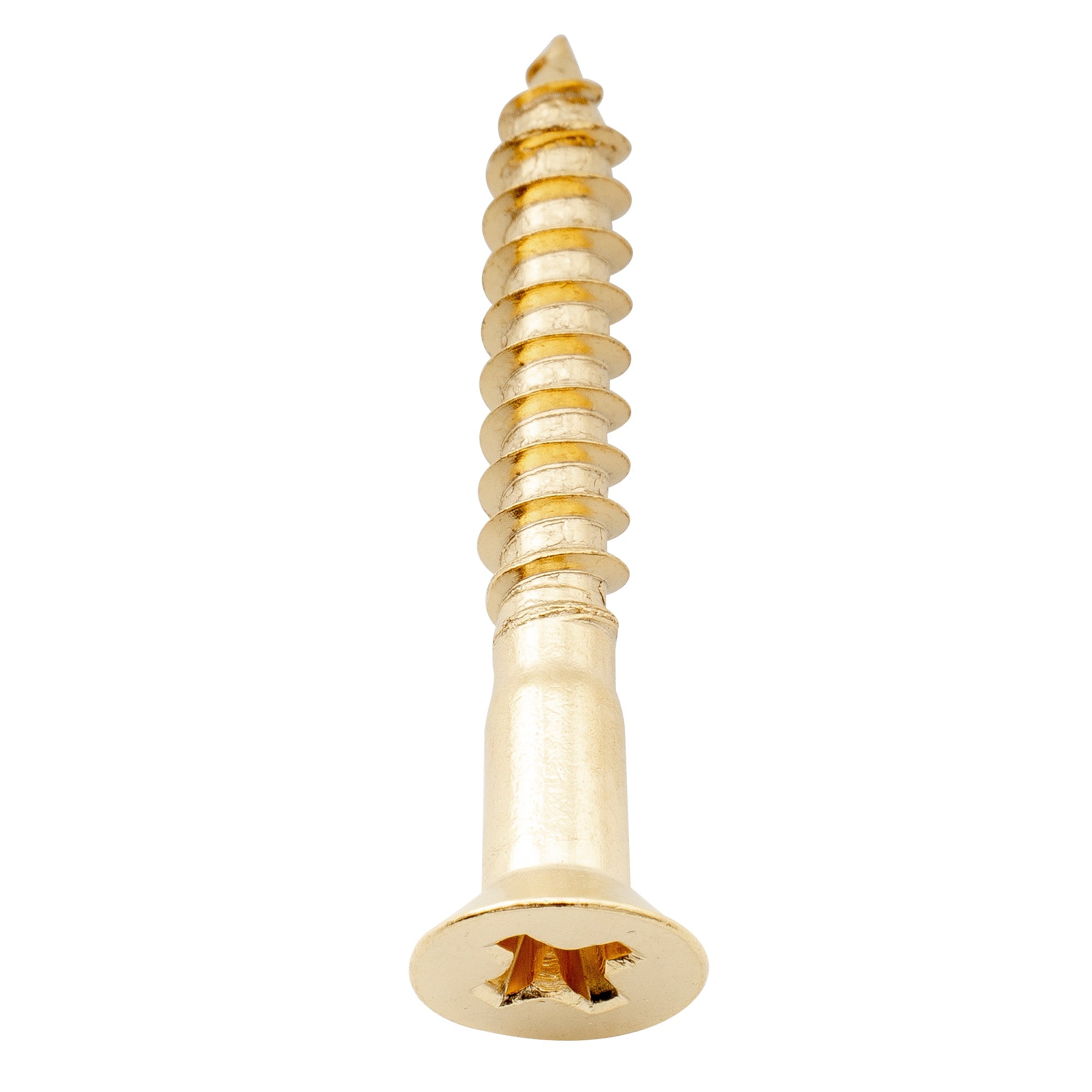Tornillos de montaje avellanados de cabeza plana Musiclily Ultra de acero inoxidable de 3,5 x 25 mm para puente de guitarra o bajo eléctrico