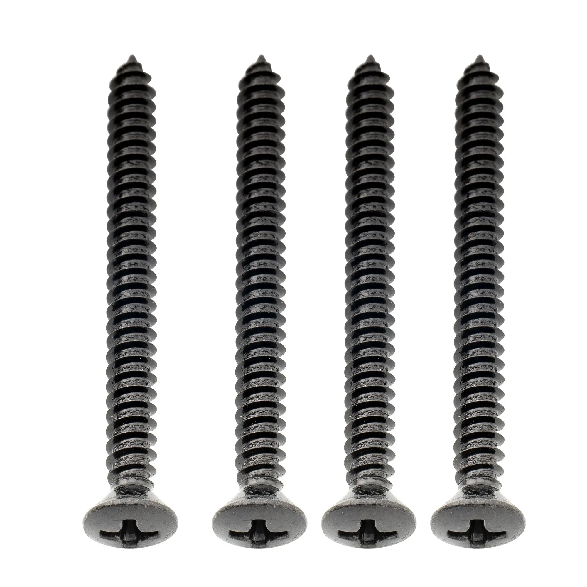 musiclily ultra 4 45mm stainless steel countersunk mounting screws for electric guitar bass neck plate or tremolo bridge claw mx3040 4p