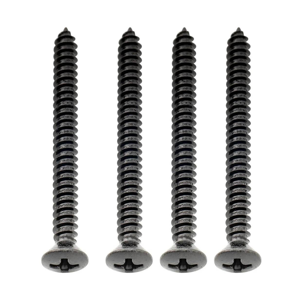 musiclily ultra 4 45mm stainless steel countersunk mounting screws for electric guitar bass neck plate or tremolo bridge claw mx3040 4p