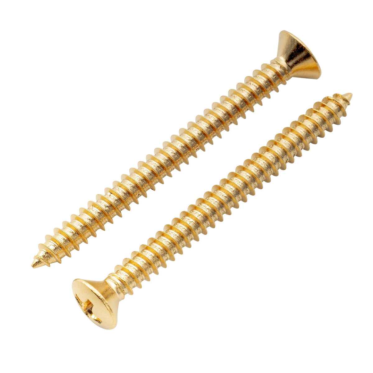 Tornillos de montaje avellanados Musiclily Ultra de acero inoxidable de 4 x 45 mm para placa de mástil de guitarra eléctrica o garra de puente de trémolo (juego de 4)