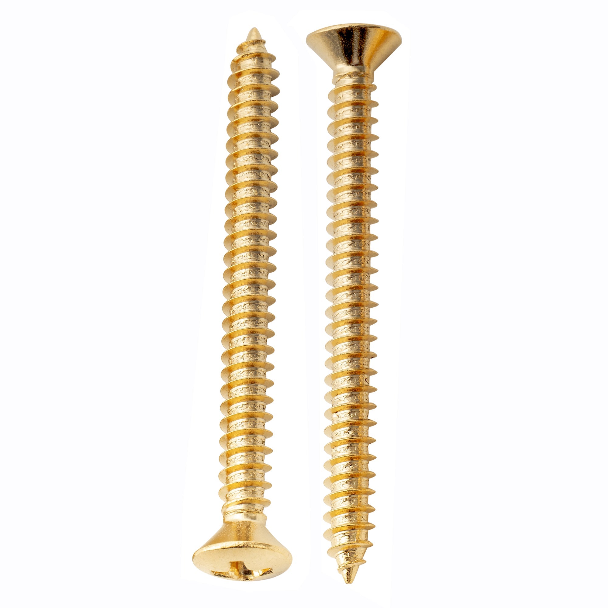 Tornillos de montaje avellanados Musiclily Ultra de acero inoxidable de 4 x 45 mm para placa de mástil de guitarra eléctrica o garra de puente de trémolo (juego de 4)