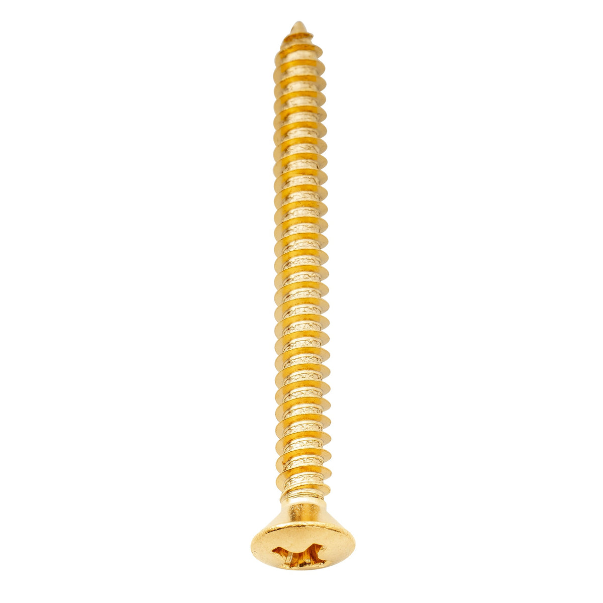 Tornillos de montaje avellanados Musiclily Ultra de acero inoxidable de 4 x 45 mm para placa de mástil de guitarra eléctrica, bajo o garra de puente de trémolo