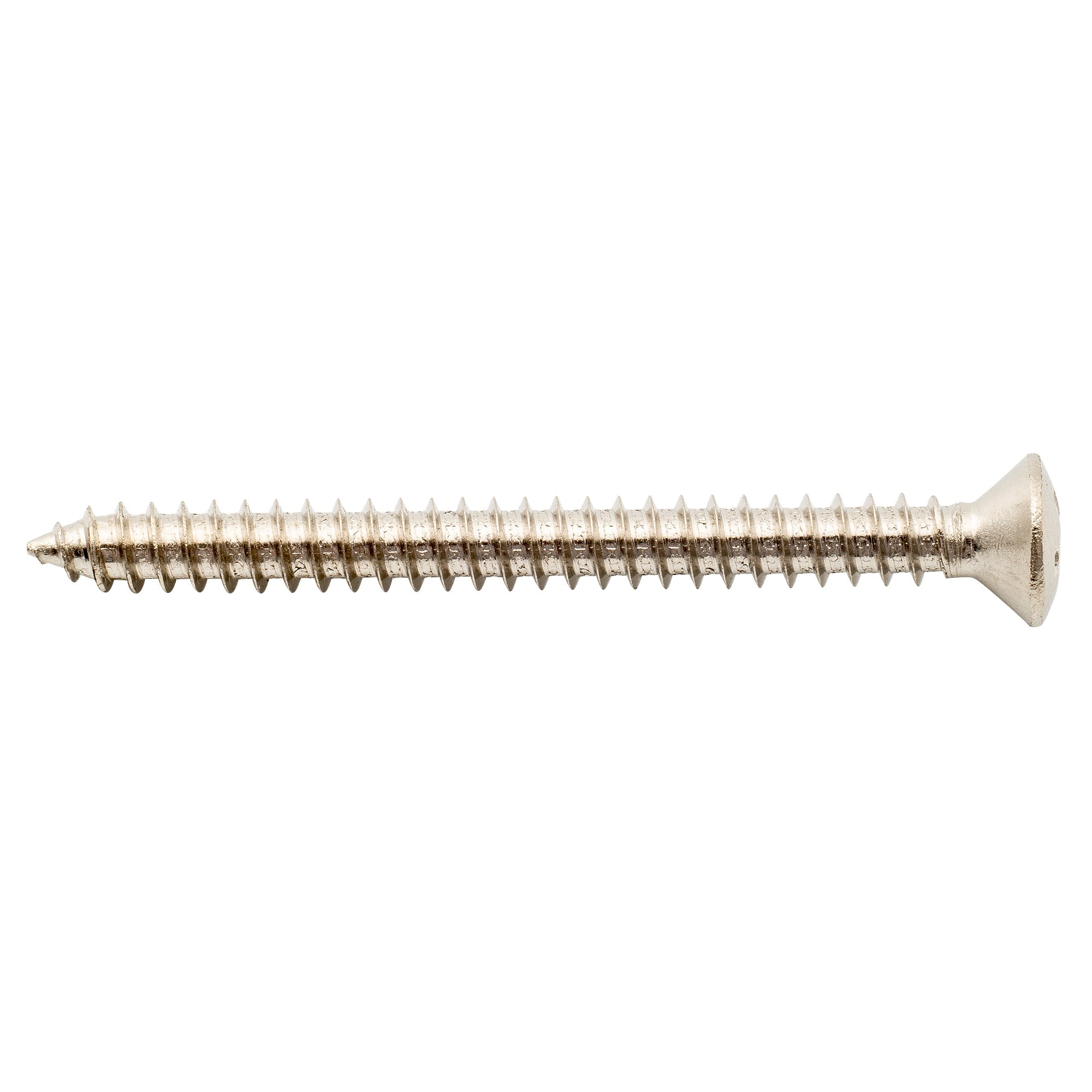 Tornillos de montaje avellanados Musiclily Ultra de acero inoxidable de 4 x 45 mm para placa de mástil de guitarra eléctrica o garra de puente de trémolo (juego de 4)