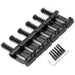 Part of musiclily ultra 10 5mm hardened steel vintage style saddles for strat style electric guitar bridge mx3042 6p