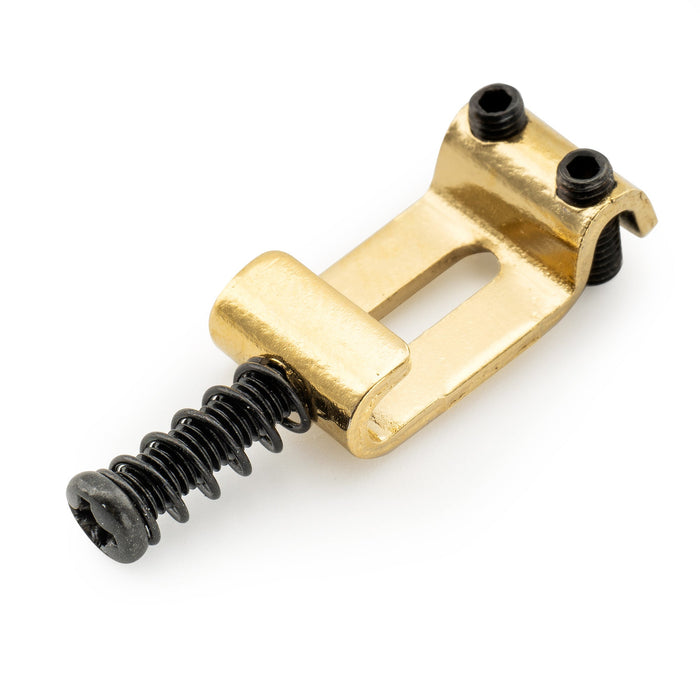 Musiclily Ultra 10.5mm 硬化鋼 ヴィンテージ ブリッジサドル Stratストラトエレキギター用 ブラック(6個セット)