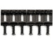 musiclily ultra 10 8mm hardened steel vintage style saddles for strat style electric guitar bridge mx3043 6p
