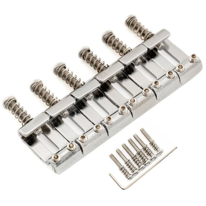 Musiclily Ultra 10.8mm 硬化鋼 ヴィンテージ ブリッジサドル Stratストラトエレキギター用 ブラック(6個セット)