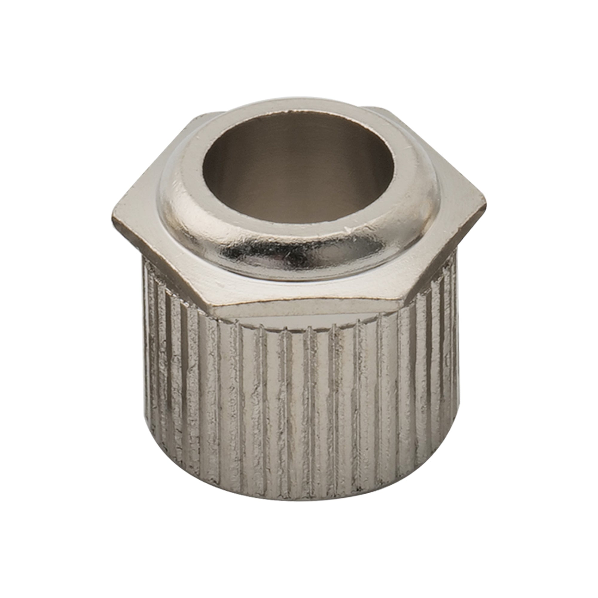 Musiclily Ultra Solid Brass - Casquillos de conversión para afinador de guitarra hexagonal de 6 mm a 10 mm, tamaño vintage a moderno, clavijas de afinación, adaptadores de casquillos, juego de 6