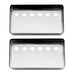 Part of musiclily pro 49 2mm nickel silver alloy humbucker pickup covers set for american made electric guitar mx3076 2p