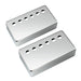 musiclily pro 49 2mm nickel silver alloy humbucker pickup covers set for american made electric guitar mx3076 2p, gold