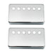 musiclily pro 49 2mm nickel silver alloy humbucker pickup covers set for american made electric guitar mx3076 2p, chrome