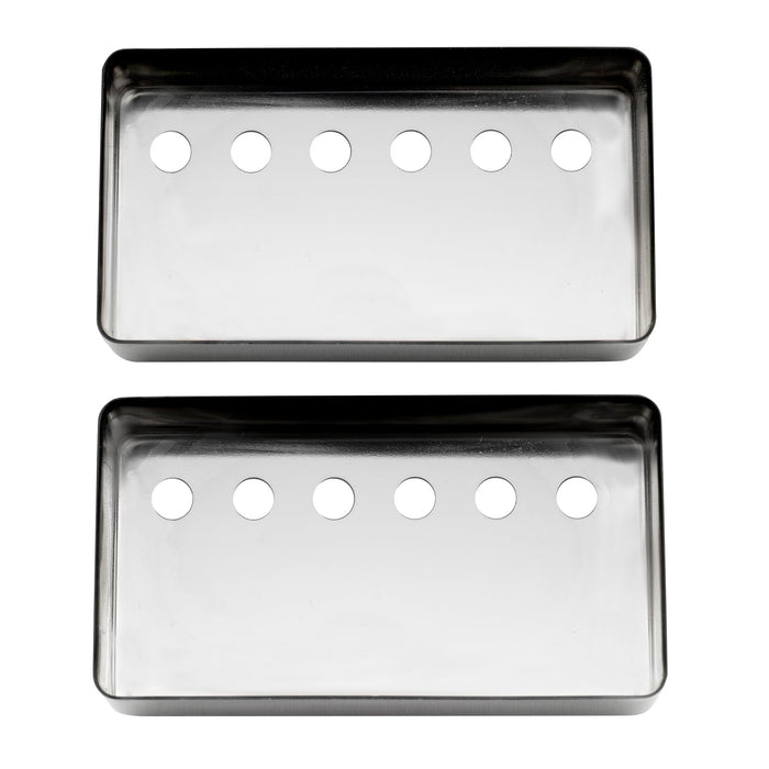 Part of musiclily pro 50 52mm nickel silver alloy humbucker pickup covers set for imported electric guitar mx3077mx3078p