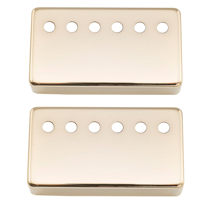 musiclily pro 50 52mm nickel silver alloy humbucker pickup covers set for imported electric guitar mx3077mx3078p, gold