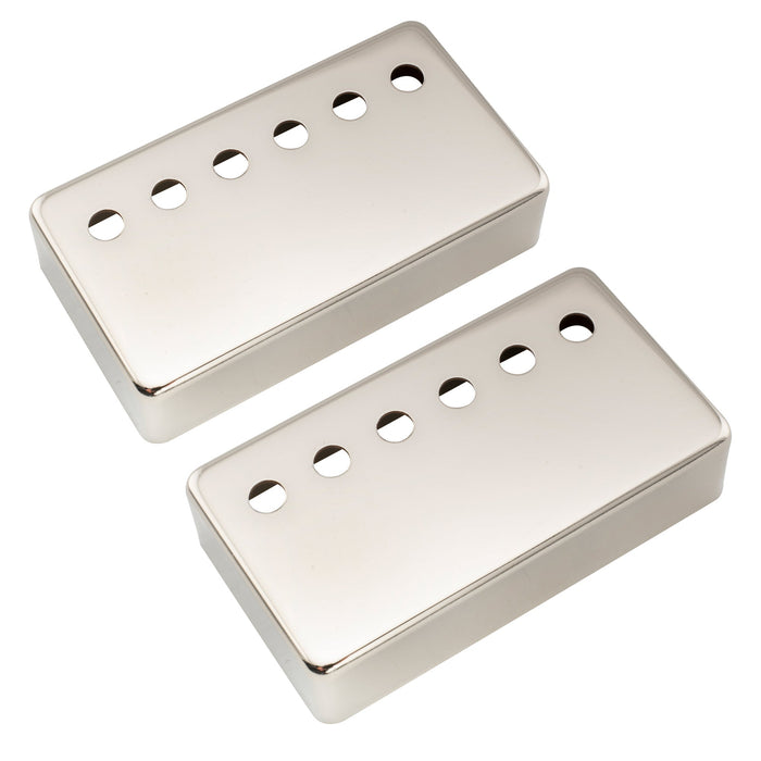 Ensemble de caches pour micros humbucker Musiclily Pro 50/52 mm en alliage nickel-argent pour guitare électrique importée