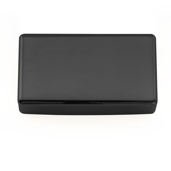 Musiclily Pro No-Hole Sealed Nickel Silver Alloy Humbucker Pickup Cover for Electric Guitar, Black