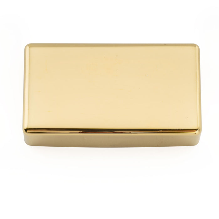 Musiclily Pro No-Hole Sealed Nickel Silver Alloy Humbucker Pickup Cover for Electric Guitar