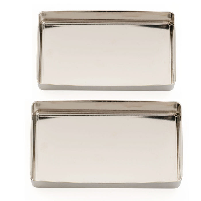 Musiclily Pro No-Hole Sealed Nickel Silver Alloy Humbucker Pickup Covers for Electric Guitar (Set of 2)