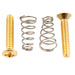 Part of musiclily ultra unc 6 32 3 4 inch stainless steel single coil pickup mounting screws and springs set for usa mexico fender strat style electric guitar mx3087 2m563 2p