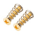 musiclily ultra unc 6 32 3 4 inch stainless steel single coil pickup mounting screws and springs set for usa mexico fender strat style electric guitar mx3087 2m563 2p