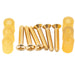 Part of musiclily ultra unc 6 32 3 4 inch stainless steel single coil pickup mounting screws and rubber tubing set for usa mexico fender strat style electric guitar mx3087 6mx2923 6p