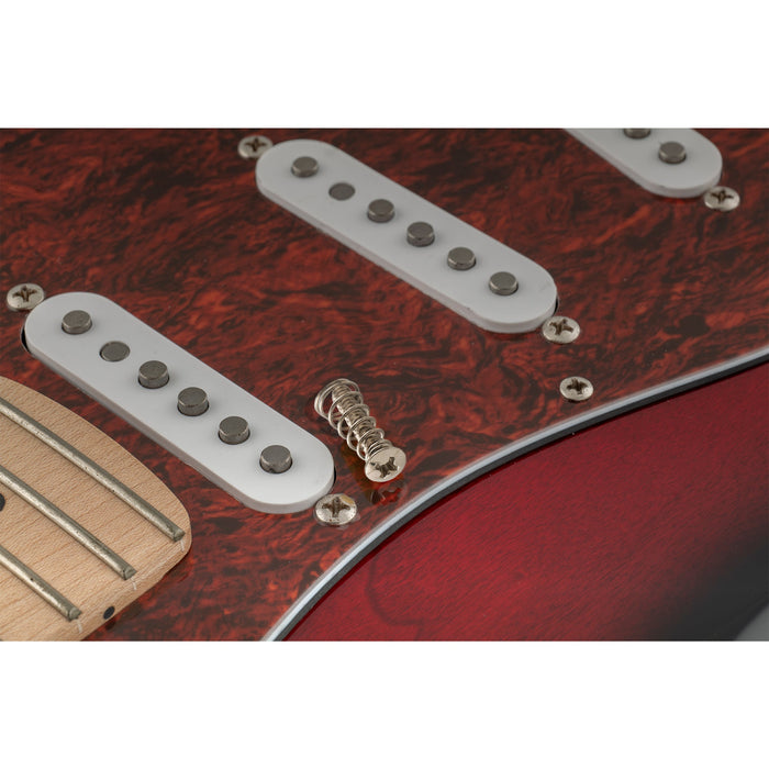 Musiclily Ultra UNC#6-32X3/4 Zoll Edelstahl-Single-Coil-Tonabnehmer-Befestigungsschrauben und Federn-Set für USA/Mexiko Fender Strat Style E-Gitarre, 2er-Set