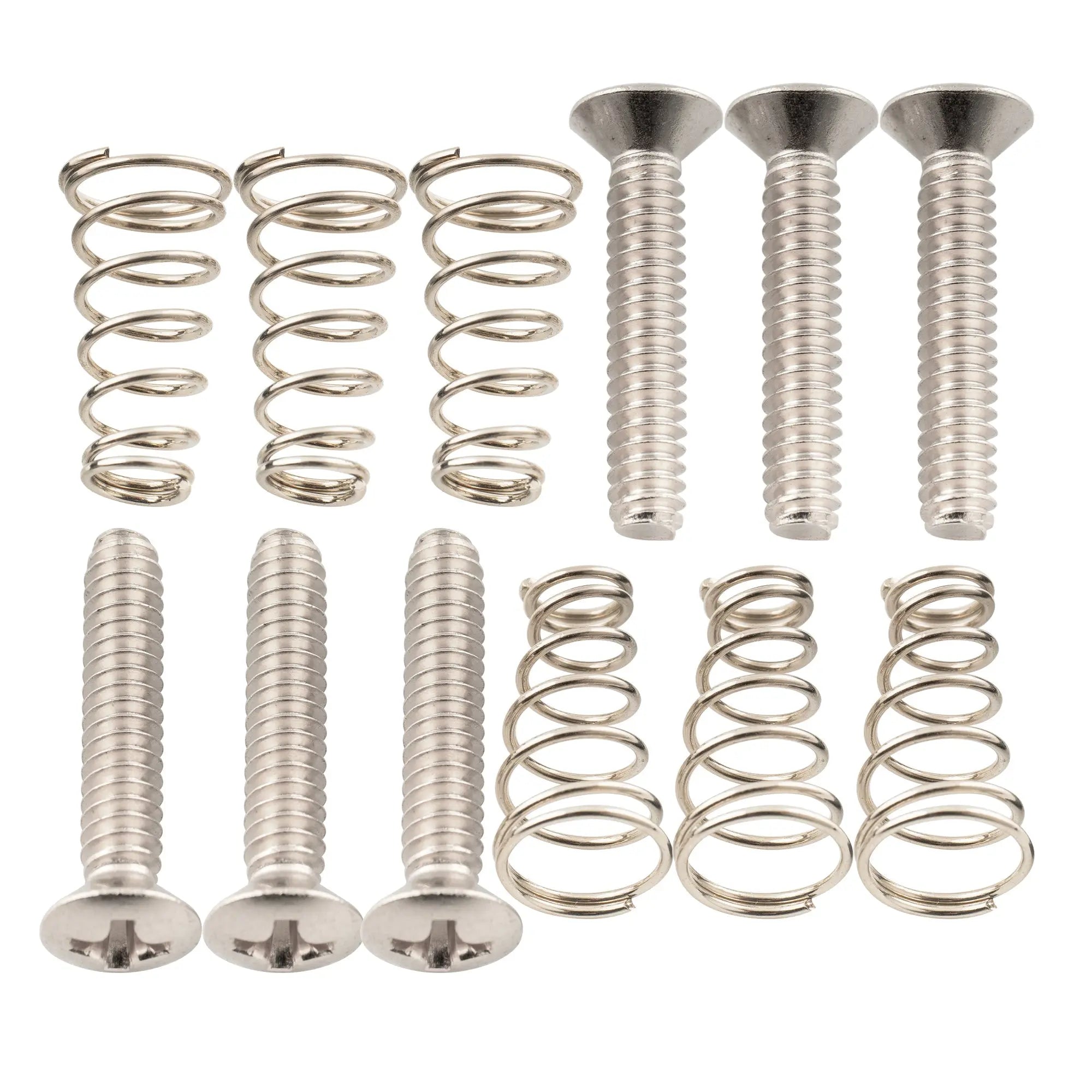 Part of musiclily ultra unc 6 32 3 4 inch stainless steel single coil pickup mounting screws and springs set for usa mexico fender strat style electric guitar mx3087 6m563 6p