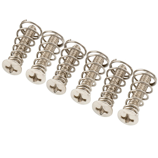 musiclily ultra unc 6 32 3 4 inch stainless steel single coil pickup mounting screws and springs set for usa mexico fender strat style electric guitar mx3087 6m563 6p