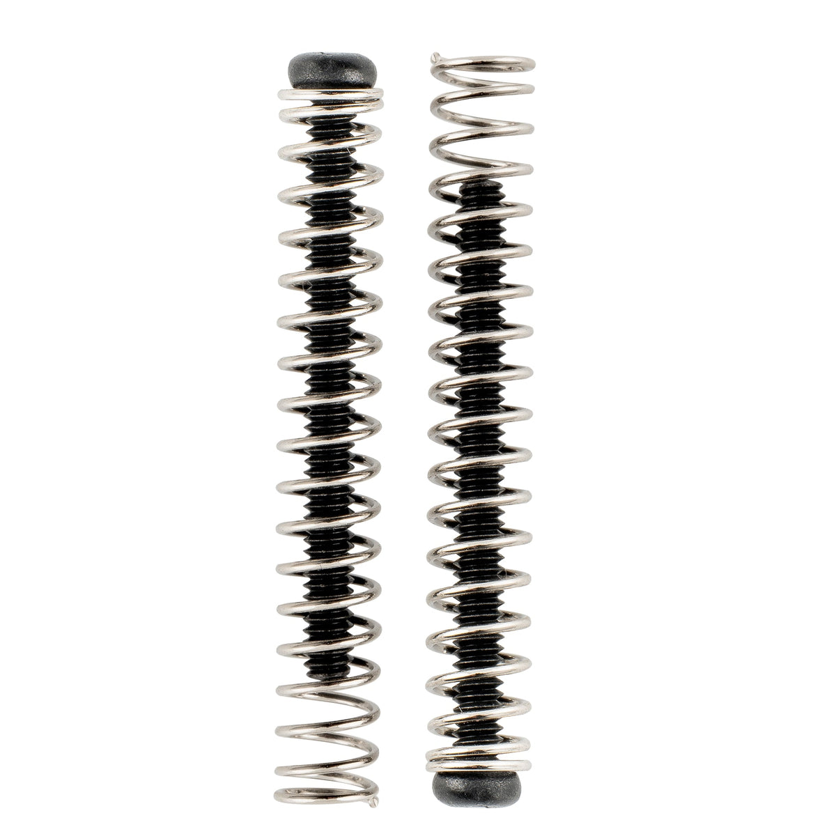 Musiclily Ultra UNC#3-48X1.1 pulgadas - Juego de tornillos y resortes de montaje para pastillas humbucker de acero inoxidable para guitarra eléctrica estadounidense (2 unidades)