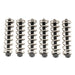 musiclily ultra unc 3 48x1 1 inch stainless steel humbucker pickup mounting screws and steel springs set for american made electric guitar mx3088 6mx3455 6p, black
