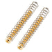 musiclily ultra unc 3 48 1 1 inch stainless steel humbucker pickup mounting screws and springs set for american made electric guitar mx3088 2m562 2p, gold