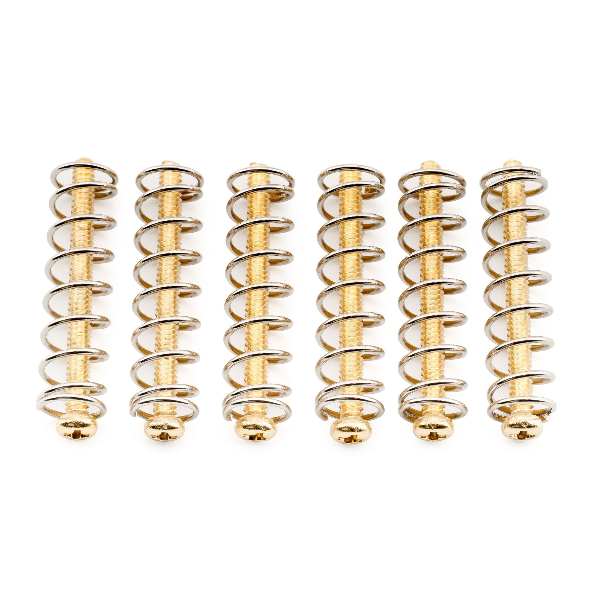 musiclily ultra unc 3 48x1 1 inch stainless steel humbucker pickup mounting screws and steel springs set for american made electric guitar mx3088 6mx3455 6p