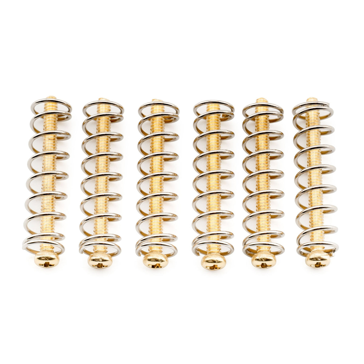 musiclily ultra unc 3 48x1 1 inch stainless steel humbucker pickup mounting screws and steel springs set for american made electric guitar mx3088 6mx3455 6p