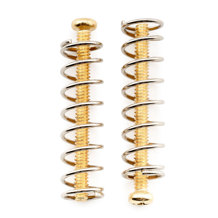 Part of musiclily ultra unc 3 48x1 1 inch stainless steel humbucker pickup mounting screws and steel springs set for american made electric guitar mx3088 6mx3455 6p