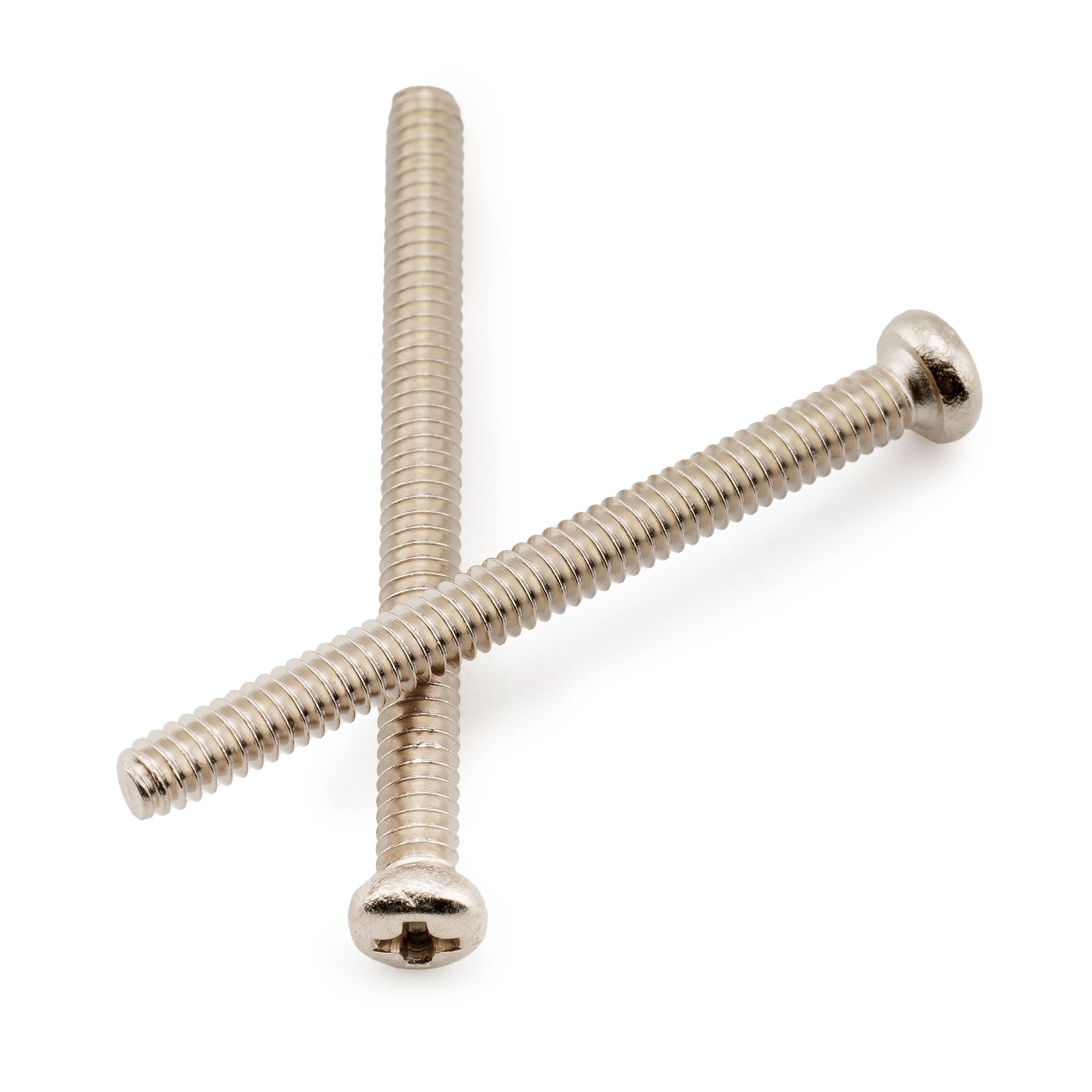 Tornillos de montaje para pastillas humbucker Musiclily Ultra UNC#3-48X1.1 pulgadas de acero inoxidable para guitarra eléctrica estadounidense (juego de 20)