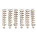 musiclily ultra unc 3 48x1 1 inch stainless steel humbucker pickup mounting screws and steel springs set for american made electric guitar mx3088 6mx3455 6p, nickel