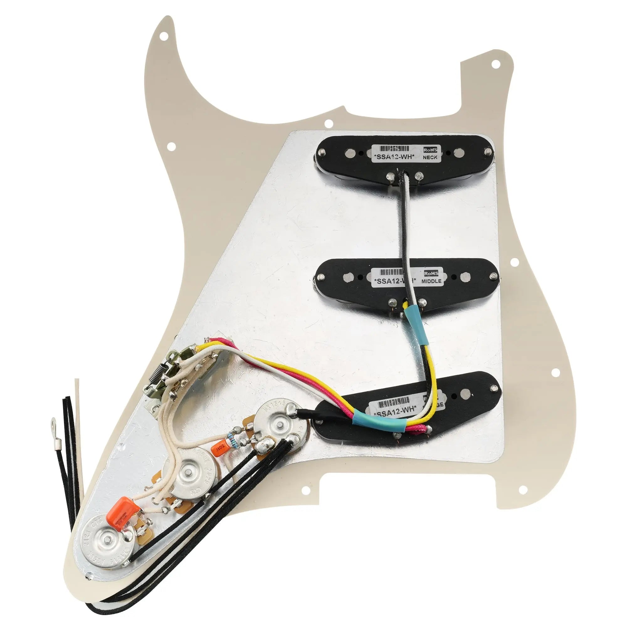 Application of musiclily pro treble bleed mod with japan nissei polypropylene precision capacitor resistor for electric guitar bass mx3124