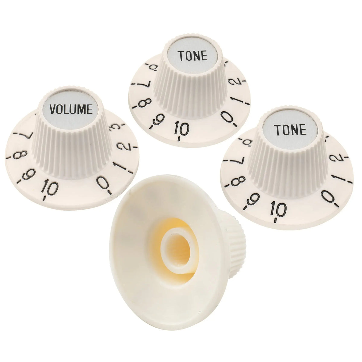 Part of musiclily pro fine 24 splines witch hat knobs top hat knobs tone volume control knobs for electric guitar bass amplifier effect pedal 2 pcst2v mx3145 2mx3146 2p