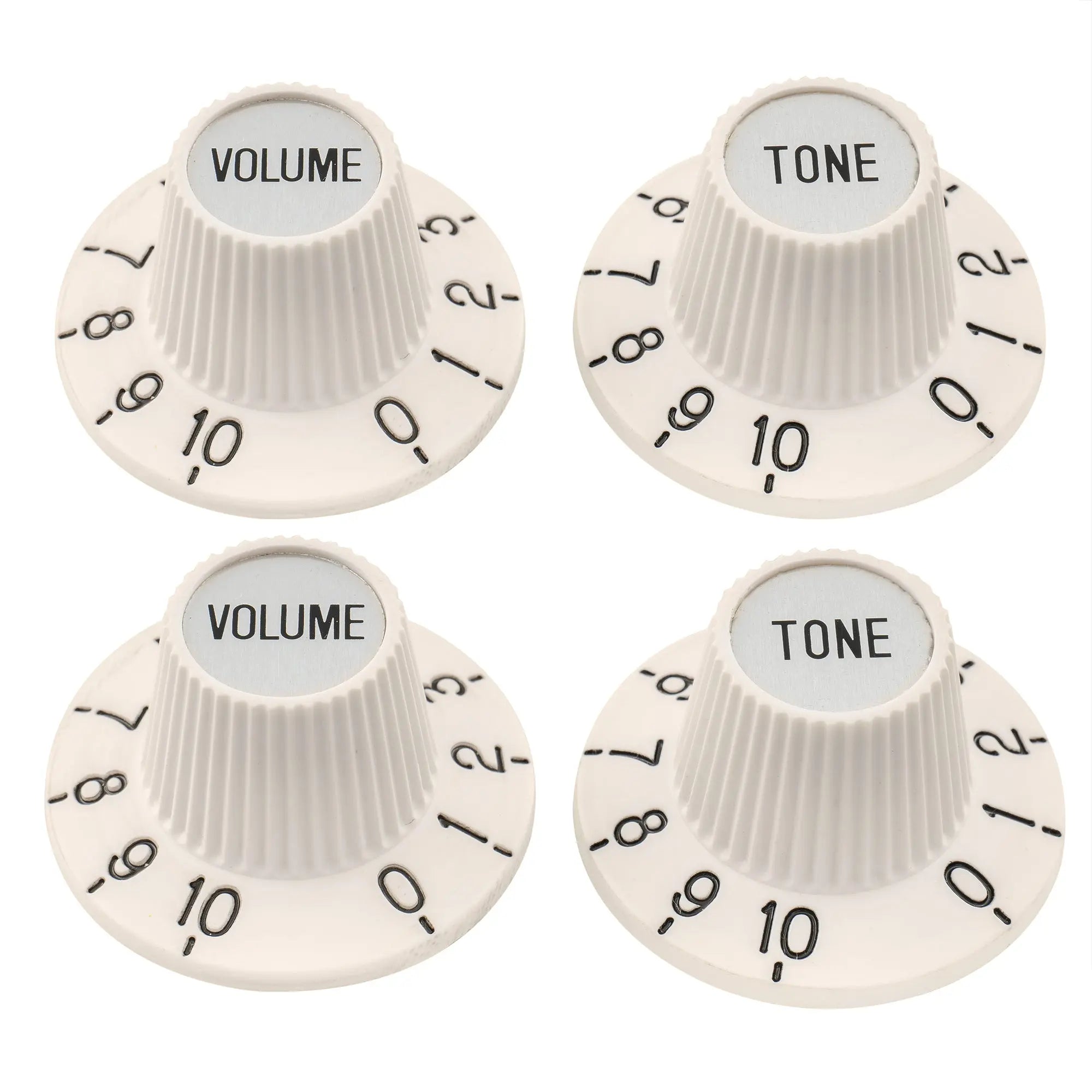 musiclily pro fine 24 splines witch hat knobs top hat knobs tone volume control knobs for electric guitar bass amplifier effect pedal 2 pcst2v mx3145 2mx3146 2p