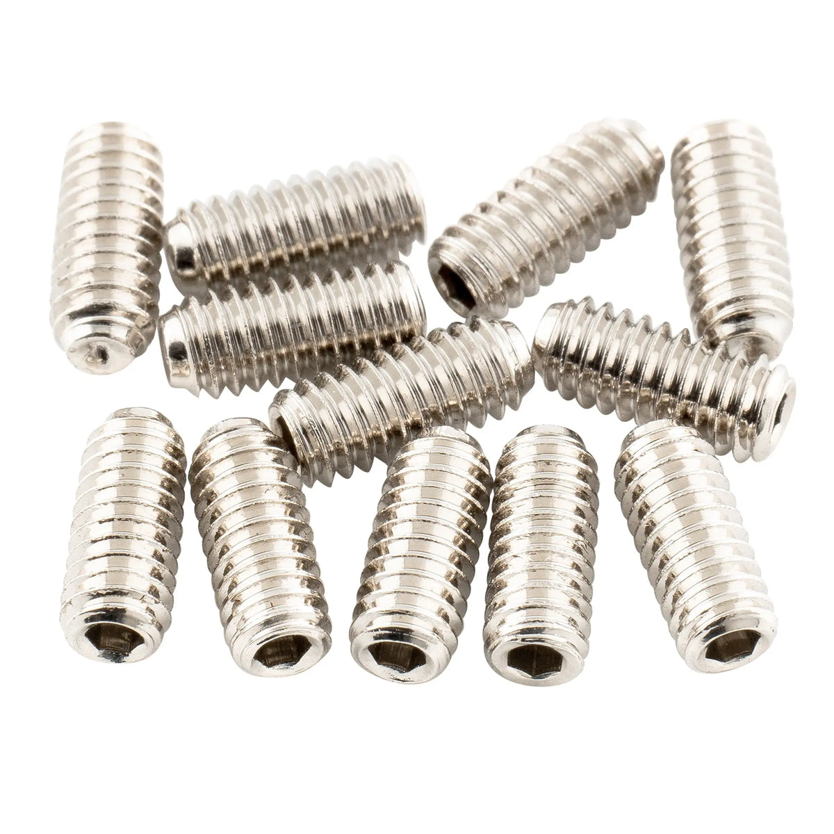 musiclily ultra unf 4 48 1 4 inch stainless steel saddle height adjustment screws for usa electric guitar bridge mx3162 12p