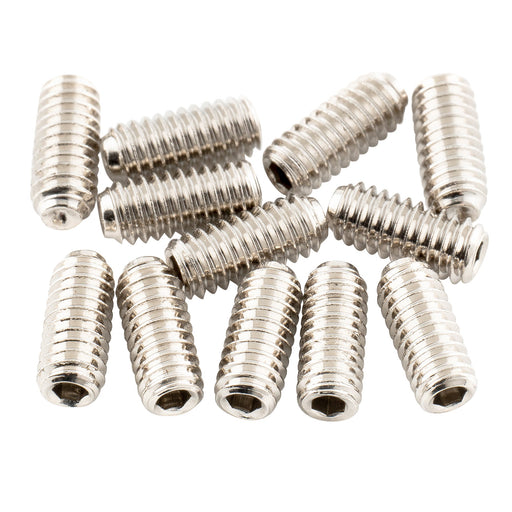 musiclily ultra unf 4 48 1 4 inch stainless steel saddle height adjustment screws for usa electric guitar bridge mx3162 12p