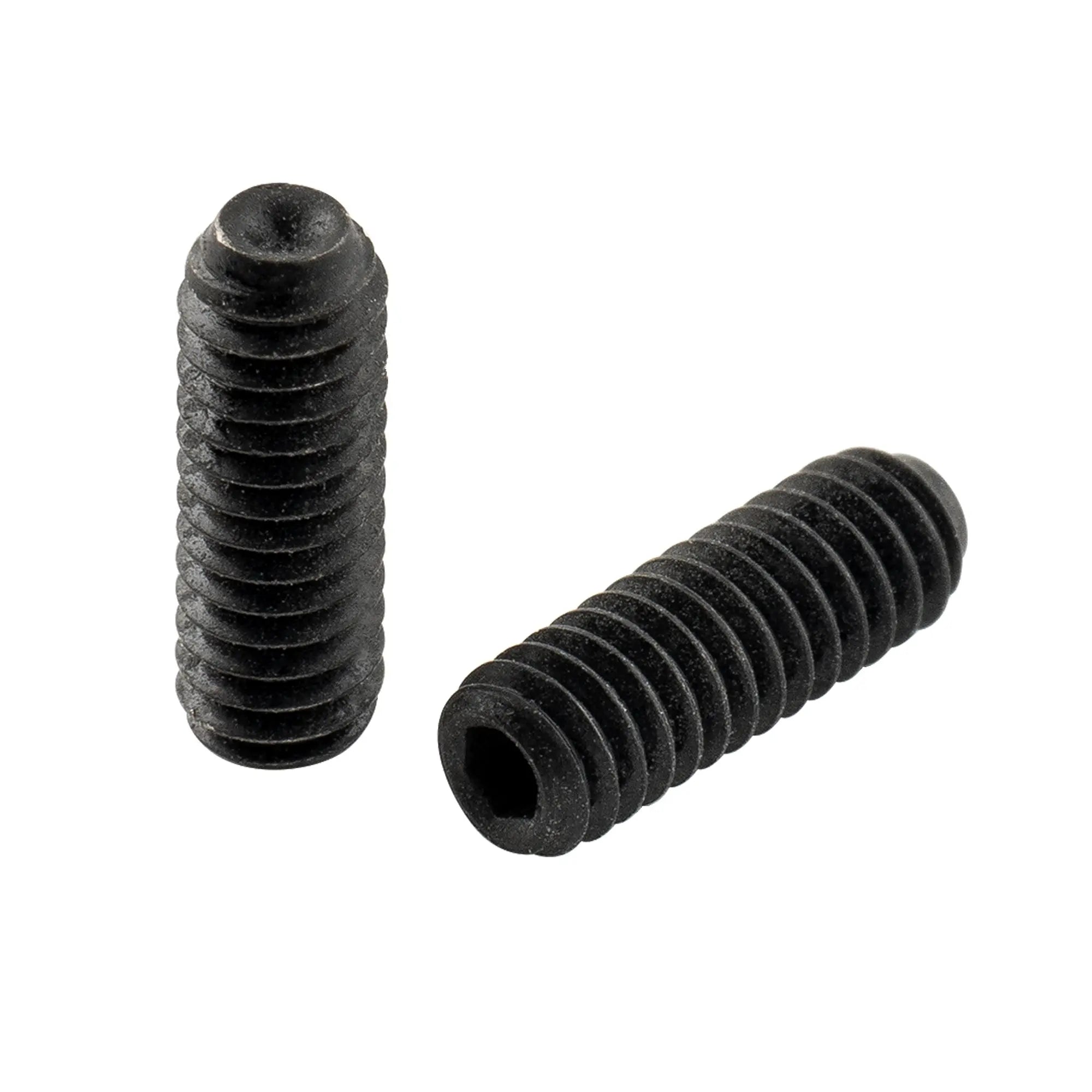 detail of musiclily ultra unf 4 48 5 16 inch stainless steel saddle height adjustment screws for usa electric guitar bridge mx3163 12p