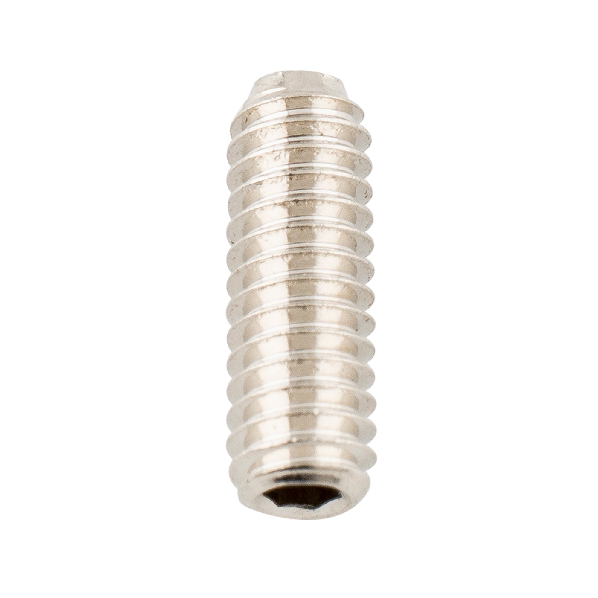 Tornillos de ajuste de altura de puente de guitarra eléctrica estadounidense Musiclily Ultra UNF#4-48x5/16 pulgadas de acero inoxidable