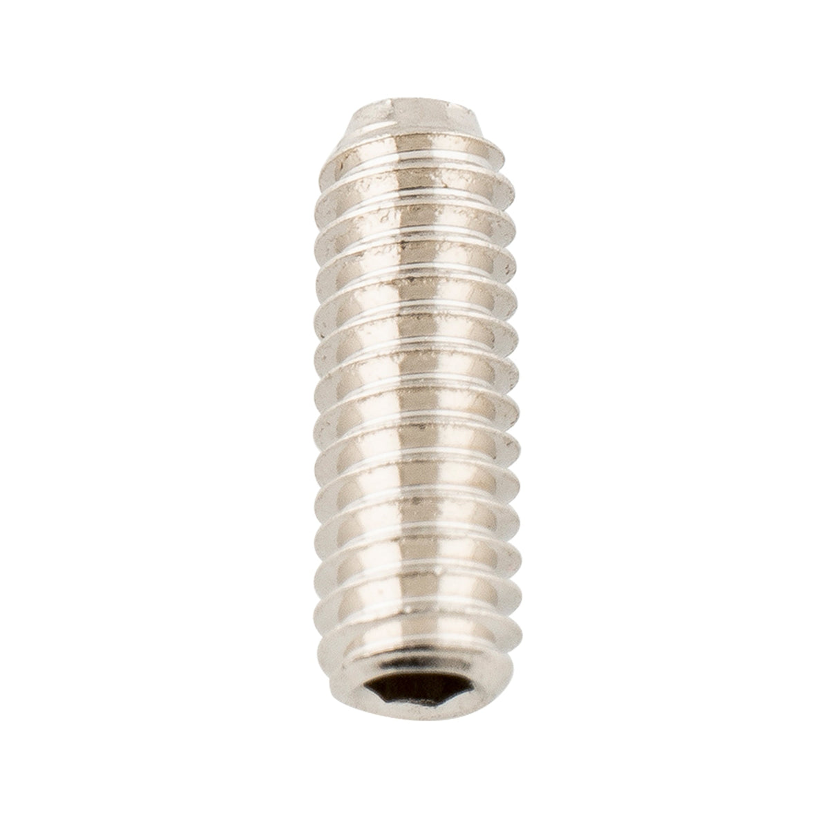 Tornillos de ajuste de altura de puente de guitarra eléctrica estadounidense Musiclily Ultra UNF#4-48x5/16 pulgadas de acero inoxidable