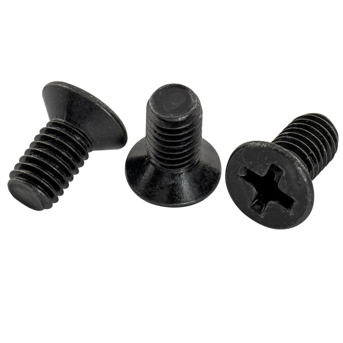 Musiclily Pro Stahlkreuzkopf versenkte Befestigungsschrauben M5x10mm für Floyd Rose Sperr-Tremolo-Brückenblock, Set von 3