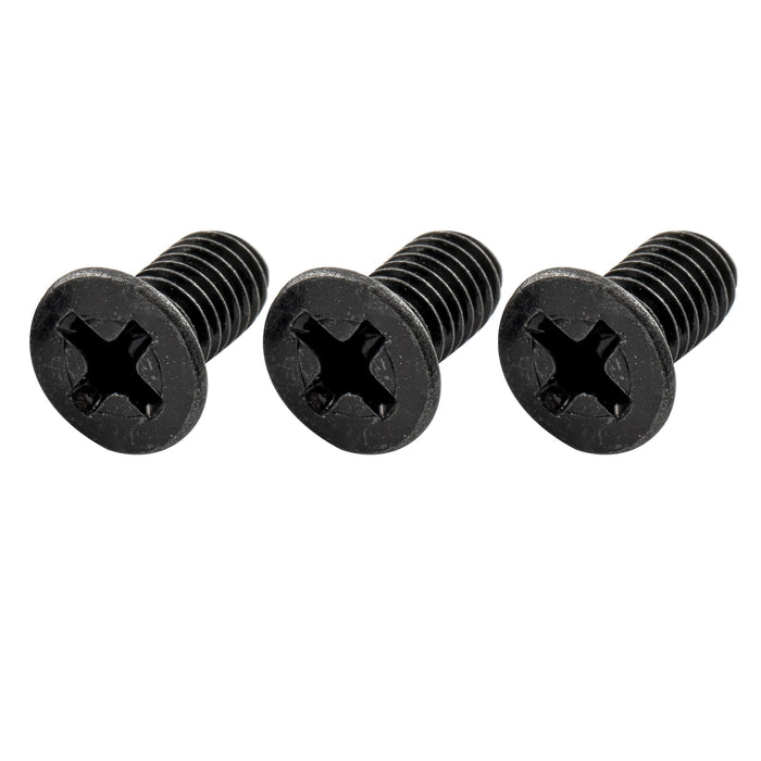 musiclily pro m5 10mm steel crosshead countersunk mounting screws for floyd rose locking tremolo bridge block mx3165 3p, black
