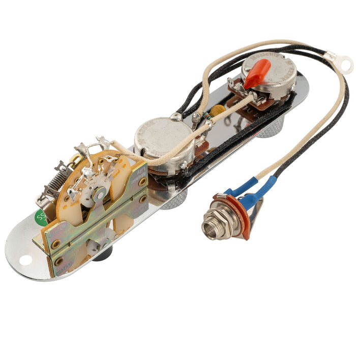 Musiclily Pro Electric Guitar Pre-wired Wiring Harness Upgrade for American Style TL with 3-Way Switch and 2A Pots