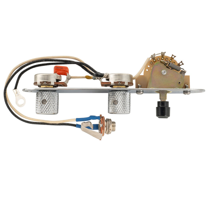 Musiclily Pro Electric Guitar Pre-wired Wiring Harness Upgrade for American Style TL with 3-Way Switch and 2A Pots