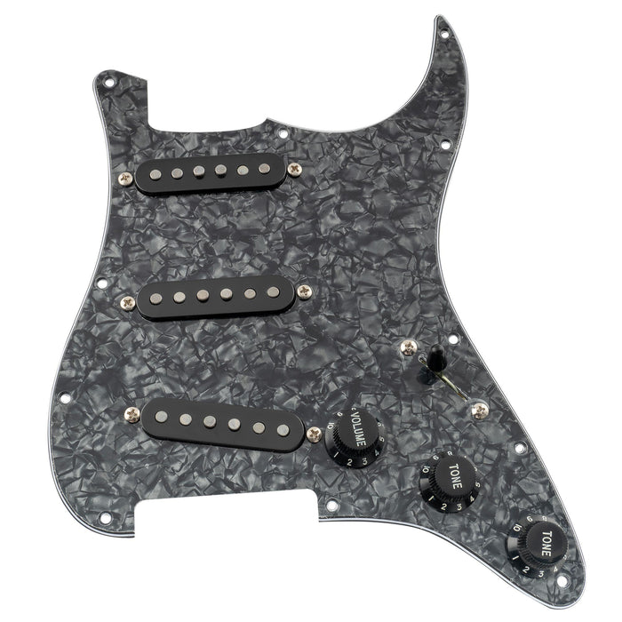 
Musiclily Pro Pré-ajustado Padrão SSS Palheta com Captadores Artec Escalonados Ímãs de Alnico 5 Bobina Simples para Guitarra Elétrica Estilo ST